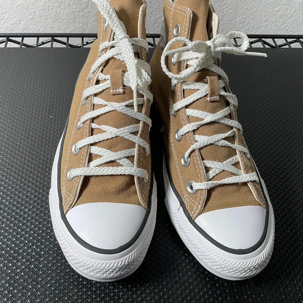 Converse Chuck Taylor All Star Hi Sand Dune Brown Sneakers A00786F Mens 6
